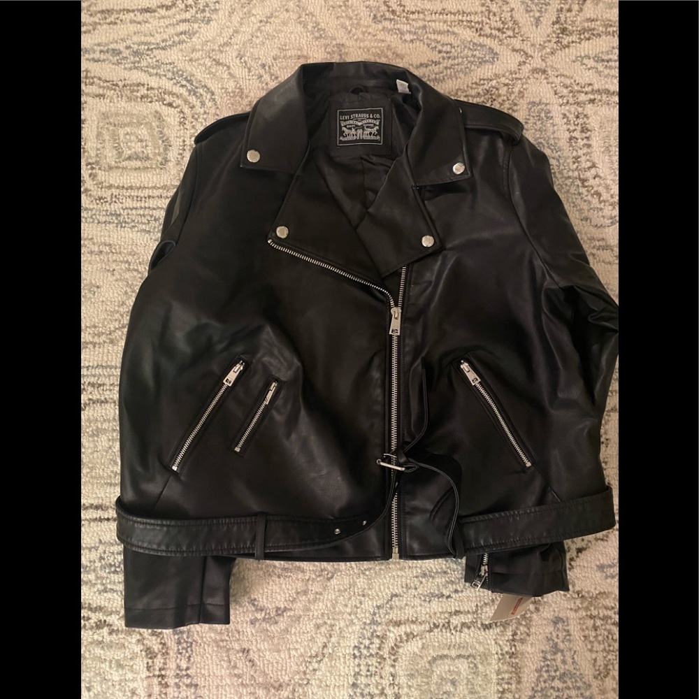 Brand new Levi faux leather jacket.